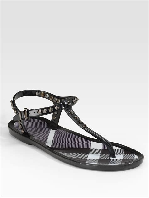 burberry jelly thong sandals